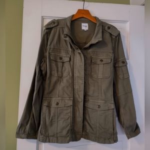 Kensie jeans 1x army green jacket